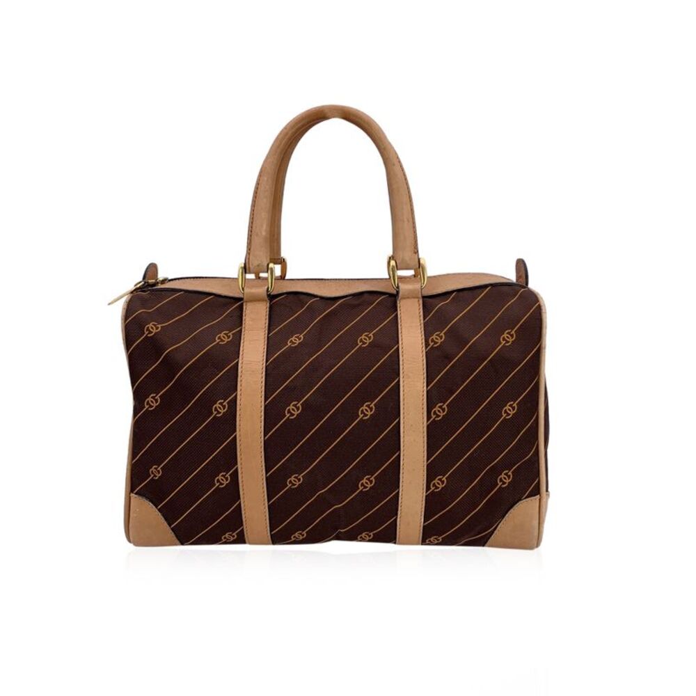 Gucci Vintage Cloth Handbag Boston